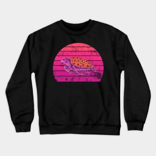 Vintage Retro Sunset Art Of Zoo Crewneck Sweatshirt